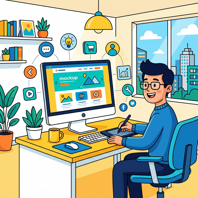 ポップなWebデザインイメージ